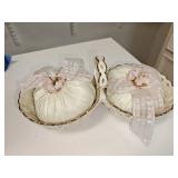 Lenox Double Dish Porcelain Bowl w/Satchets