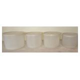 (4) Tupperware Cannisters