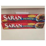 (2) Almost Full Rolls of Saran Wrap