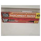 (2) Almost Full Rolls of Parchment Paper