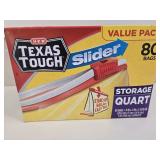 NEW Texas Tough Quart Bags (80)