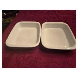 (2) Large Corning Ware Casserole Dishes