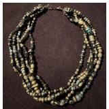 Beaded Womenï¿½s Layered Necklace/ Chocker