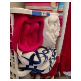 (3) Microfiber Plush Throw Blankets