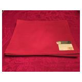 NIP (8) Lauren by Ralph Lauren Red Placemats