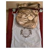 Vintage Juicy Couture Gold Metallic Leather