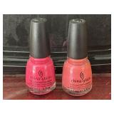 (2) China Glaze Nail Polishes