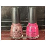 (2) China Glaze Nail Polishes