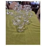 (7) Crystal Parfait Glasses