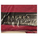 70' Lauren by Ralph Lauren Round Red Tablecloth