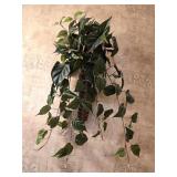 19' Safari Print Metal Sconce w/Faux Ivory