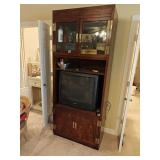 Henredon Military Campaign Media Cabinet