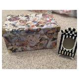 Vintage 12ï¿½x8"x6" Keepsake Box & Frame