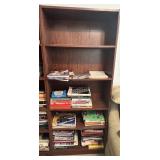 30'x 12'x71' Wooden 5 Shelf Bookcase