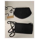 (2) Black Purses