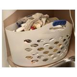 Laundry Basket with Towels, Washcloths & Rags