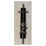 VTG Brass, Pewter &  Wood Praying Boy Cross