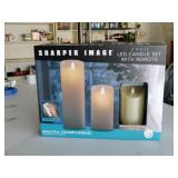 Sharper Image LED Candle 3 PC Set