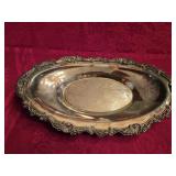 13.5' Silver-plated Platter w/Scallop &
