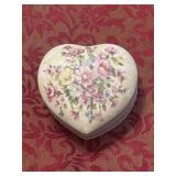 Vintage Brinnï¿½s Porcelain Heart Shaped Trinket