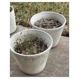(2) 15'x 13ï¿½ Flower Pots