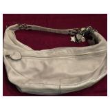 Elliott Lucca Very Light Green Leather Hobo