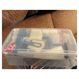 Plastic Container w/ Assorted Sponges