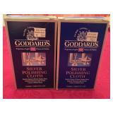 (2) Goddard's Silver Polishing Cloths