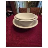 (3) Large Ceramic Sur La Table Bowls