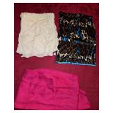(3) Silk Scarves