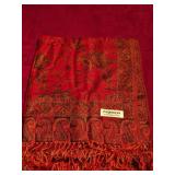 Pashmina Red Scarf