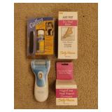 Pedicure and callouses removeral products