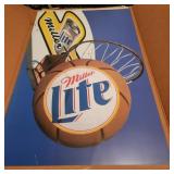 21x30 Miller Lite Basketball Poster