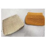 Gold Beaded Clutch & a Whiting & Davis Silver