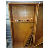 Bookshelf, 70 inches by 36 inches by 13 inches.