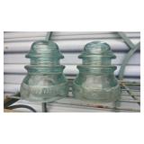 (2) Glass Insulators