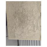 Wall Map of Houston Thoroughfare by KEYMAPS INC.
