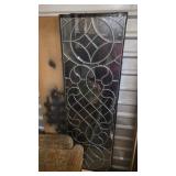 Decorative Leaded Glass Panel