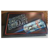 Silver Bullet Coors Light Beer Light Up Sign 26x16