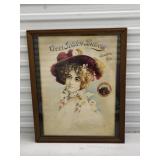 Coors Golden Brewery Calendar Girl 1995' Framed