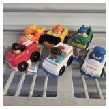 (6) Fisher Price Wheelies