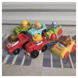 (6) Fisher Price Wheelies