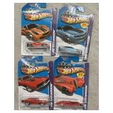 NIP (4) Hot Wheels Die-Cast