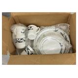 VTG Corning Corelle 'Lyrics Black' Mugs and