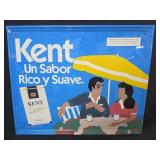 Original Kent 1989 Metal Sign