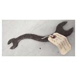 Antique Hand Hammered S Wrench
