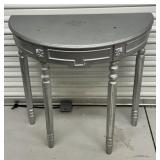 29'x15'x29' Silver Tone semi circular decorative