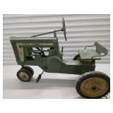John Deere Cast Iron Peddle Car Tractor Circa