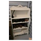 Shelving unit contents not included