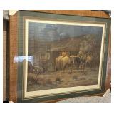 NEW 34.5'x30.5' Signed Framed 'Adobe Friendship'